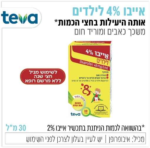 תמונה של אייבו 4% לילדים