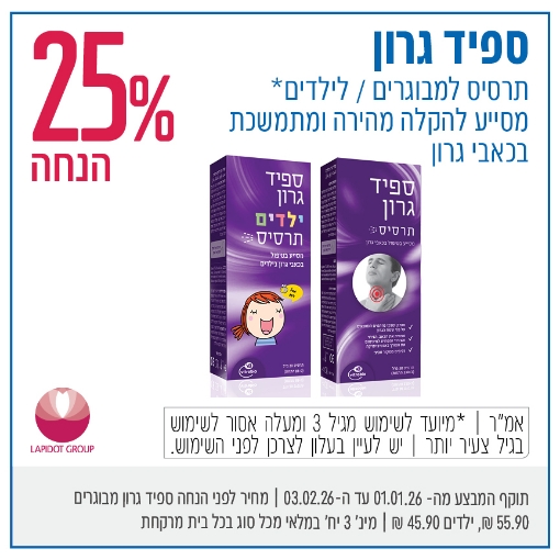 תמונה של ספיד גרון מבוגרים/ילדים